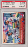 Graded 2015 Topps Update Francisco Lindor #US286 Rookie RC Baseball Card PSA 10 Gem Mint