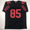 Autographed/Signed George Kittle San Francisco Black Football Jersey JSA COA