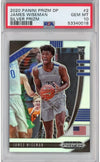 Graded 2020-21 Panini Prizm DP Draft Picks James Wiseman #2 Silver Rookie RC Basketball Card PSA 10 Gem Mint