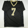 Autographed/Signed Taysom Hill New Orleans Black Football Jersey Beckett BAS COA