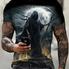 Men's Printed Short-sleeved shirt by FitiqueFit
