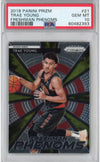Graded 2018-19 Panini Prizm Trae Young #21 Freshman Phenoms Rookie RC Basketball Card PSA 10 Gem Mint