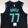 Autographed/Signed Luka Doncic Dallas Black Basketball Jersey PSA/DNA COA