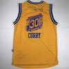 Autographed/Signed Stephen Steph Curry Golden State The City Yellow Basketball Jersey JSA COA/LOA