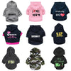 Pet Supplies Fleece Printed Dog Clothes by My Store