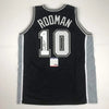 Autographed/Signed Dennis Rodman San Antonio Black Basketball Jersey PSA/DNA COA by Hall of Fame Sports Memorabilia