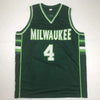 Autographed/Signed Sidney Moncrief Milwaukee Green/White Basketball Jersey PSA/DNA COA by Hall of Fame Sports Memorabilia