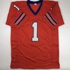 Autographed/Signed Henry Winkler Coach Klein The Waterboy SCLSU Mud Dogs Orange Football Jersey JSA COA