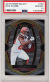Graded 2018 Panini Select Nick Chubb #152 Rookie RC Football Card PSA 10 Gem Mint