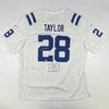 Autographed/Signed Jonathan Taylor Indianapolis Colts White Nike Game Football Jersey Fanatics COA