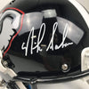 Autographed/Signed Nick Saban Alabama Crimson Tide Black Elephant Full Size FS F/S Replica College Football Helmet JSA COA