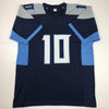 Autographed/Signed Adam Humphries Tennessee Dark Blue Football Jersey PSA/DNA COA