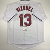 Autographed/Signed Omar Vizquel Cleveland White Baseball Jersey PSA/DNA COA