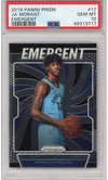 Graded 2019-20 Panini Prizm Ja Morant #17 Emergent Rookie RC Basketball Card PSA 10 Gem Mint