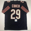 Autographed/Signed Tarik Cohen Chicago Blue Football Jersey Beckett BAS COA