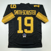 Autographed/Signed JuJu Smith-Schuster Pittsburgh Color Rush Football Jersey Beckett BAS COA