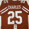 Autographed/Signed Jamaal Charles Texas Orange College Football Jersey JSA COA by Hall of Fame Sports Memorabilia