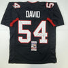 Autographed/Signed Lavonte David Tampa Bay Black Football Jersey JSA COA