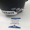 Autographed/Signed Emmitt Smith Dallas Cowboys Full Size FS F/S Replica Football Helmet Beckett BAS COA