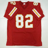 Autographed/Signed Dwayne Bowe Kansas City Red Football Jersey JSA COA by Hall of Fame Sports Memorabilia