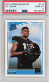 Graded 2018 Panini Donruss DJ D.J. Chark #315 Rookie RC Football Card PSA 10 Gem Mint