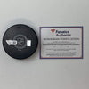 Autographed/Signed Nathan MacKinnon Colorado Avalanches Logo Hockey Puck Fanatics COA