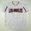 Autographed/Signed Vladimir Vlad Guerrero Los Angeles LA Anaheim White Baseball Jersey JSA COA