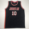 Autographed/Signed Tim Hardaway Miami Black Basketball Jersey JSA COA