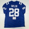 Autographed/Signed Jonathan Taylor Indianapolis Colts Blue Nike Game Football Jersey Fanatics COA