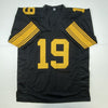 Autographed/Signed JuJu Smith-Schuster Pittsburgh Color Rush Football Jersey Beckett BAS COA