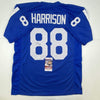 Autographed/Signed Marvin Harrison Indianapolis Blue Football Jersey JSA COA