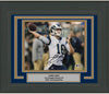 Framed Autographed/Signed Jared Goff Los Angeles LA Rams 8x10 Football Photo Beckett BAS COA