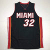 Autographed/Signed Shaquille Shaq O'Neal Miami Black Basketball Jersey Beckett BAS COA by Hall of Fame Sports Memorabilia