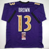 Autographed/Signed John Brown Baltimore Color Rush Football Jersey JSA COA