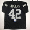 Autographed/Signed Karl Joseph Oakland Black Football Jersey Beckett BAS COA