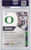 Graded 2020 Panini Prizm Draft Picks DP Justin Herbert #102 Silver Prizm Rookie RC Football Card PSA 10 Gem Mint