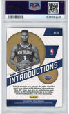 Graded 2019-20 Panini Mosaic Zion Williamson #5 Introductions Rookie RC Basketball Card PSA 10 Gem Mint
