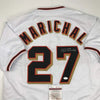 Autographed/Signed Juan Marichal San Francisco White Baseball Jersey JSA COA by Hall of Fame Sports Memorabilia