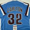 Autographed/Signed Steve Carlton Lefty Philadelphia Retro Blue Baseball Jersey JSA COA