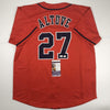 Autographed/Signed Jose Altuve Houston Orange Baseball Jersey JSA COA