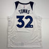 Autographed/Signed Karl-Anthony Towns Minnesota White Basketball Jersey JSA COA