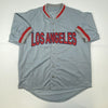 Autographed/Signed Vladimir Vlad Guerrero Los Angeles LA Anaheim Grey Baseball Jersey JSA COA