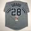 Autographed/Signed Joe Girardi 4x WS Champs New York Grey Baseball Jersey JSA COA