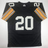 Autographed/Signed Rocky Bleier 4x SB Champ Pittsburgh Black Football Jersey JSA COA