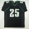 Autographed/Signed LeSean McCoy Philadelphia Black Football Jersey JSA COA