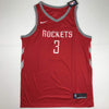 Autographed/Signed Chris Paul Houston Rockets Red Basketball Jersey Beckett BAS COA