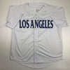 Autographed/Signed Chris Taylor Los Angeles LA White Baseball Jersey JSA COA