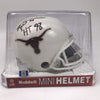 Autographed/Signed Ricky Williams HT 98 Texas Longhorns College Football Mini Helmet JSA COA