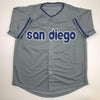 Autographed/Signed Manny Machado San Diego Grey Baseball Jersey Beckett BAS COA