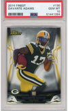 Graded 2014 Topps Finest Davante Adams #130 Rookie RC Football Card PSA 10 Gem Mint